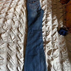 True Religion Dark Blue Boot Cut Jeans